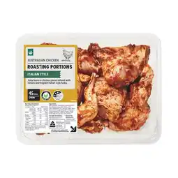 Woolworths Woolworths Australian RSPCA Approved Chicken Roasting Portions Italian Style offer