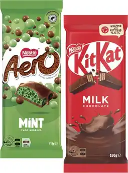 Coles Nestlé Block Chocolate-180g offer
