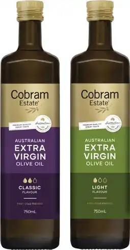 Coles Cobram Estate Extra Virgin Olive Oil offer