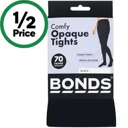 Woolworths Bonds Comfy Opaque Tights Black – Assorted offer