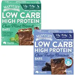 Woolworths Mayver’s Low Carb High Protein Bars offer