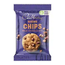 Woolworths Cadbury Chocolate Chips, Melts or Blocks 180-225g offer