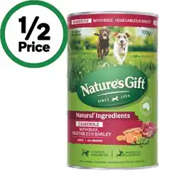 Woolworths Nature’s Gift Wet Dog Food offer