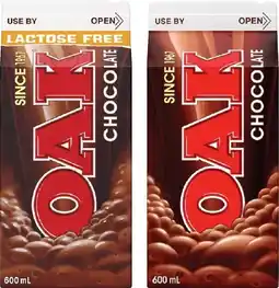 Coles Oak Flavoured Milk offer