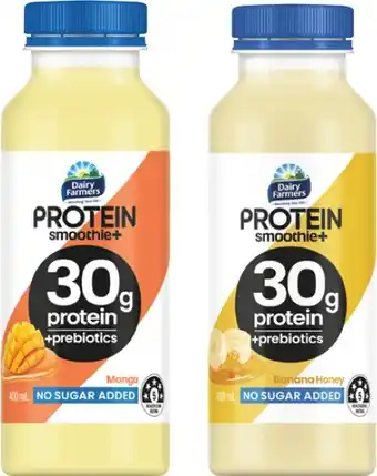 Coles Dairy Farmers Protein Smoothie offer