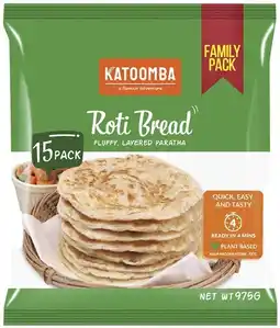 Coles Katoomba Original Roti Bread 975g offer