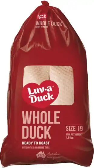Coles Luv a Duck Frozen Whole Duck offer