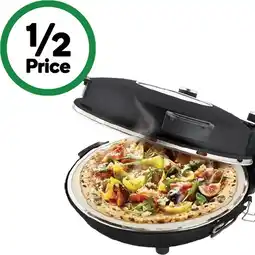 Woolworths Baccarat The Gourmet Slice Pizza Oven Black offer