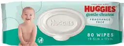 Coles Huggies Baby Wipes-80 Pack offer