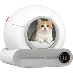 Woolworths Advwin Automatic Cat Litter Box Smart Self-Cleaning Large Kitty Toilet App Control Odor-Removal offer