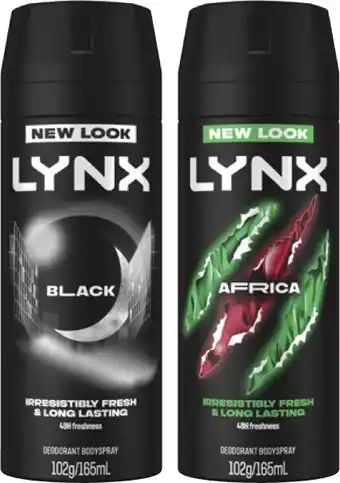 Coles Lynx Deodorant Body Spray offer