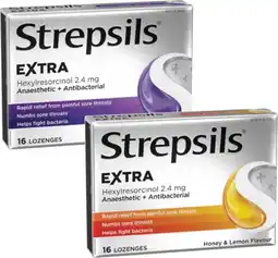 Coles Strepsils Extra Lozenges offer