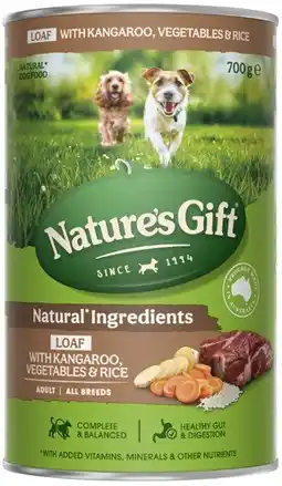Coles Nature's Gift Dog Food offer