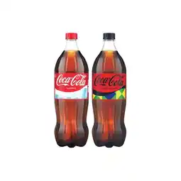 Woolworths Coca-Cola Classic, Zero Sugar or Diet Soft Drink Varieties 1.25 Litre offer