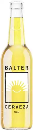 Coles Balter Cerveza Bottles offer