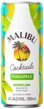 Coles Malibu Pineapple Cans offer