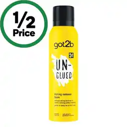 Woolworths got2b Un-Glued Styling Remover Foam offer