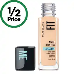 Woolworths Maybelline Fit Me Matte & Poreless Foundation offer