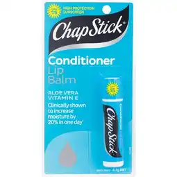 Woolworths Chapstick Conditioner Lip Balm SPF15 offer