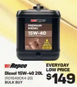 Repco Diesel 15W-40 offer