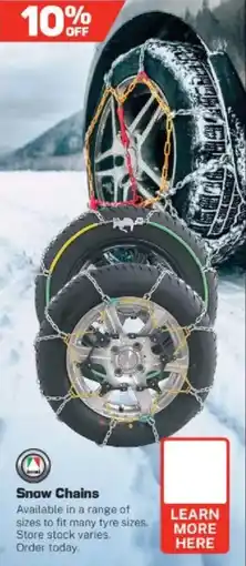 Repco Snow Chains offer
