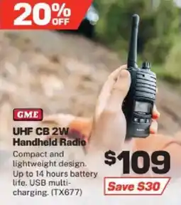 Repco UHF CB 2W Handheld Radio offer