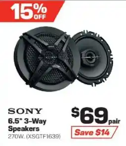 Repco 6.5" 3-Way Speakers offer