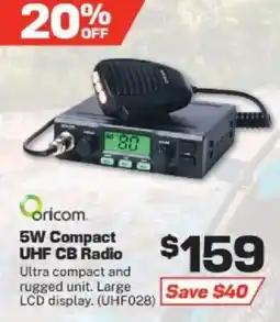 Repco 5W Compact UHF CB Radio offer