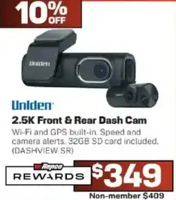 Repco 2.5K Front & Rear Dash Cam offer