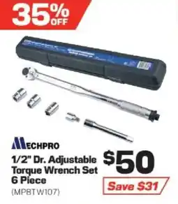 Repco 1/2" Dr. Adjustable Torque Wrench Set offer