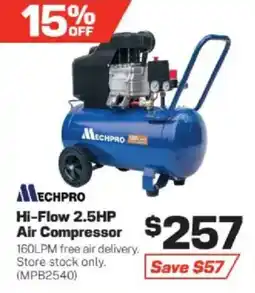 Repco Hi-Flow 2.5HP Air Compressor offer