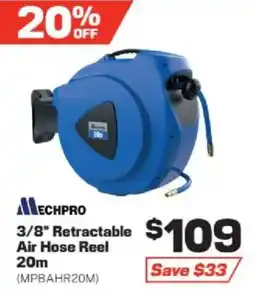 Repco 3/8" Retractable Air Hose Reel 20m offer