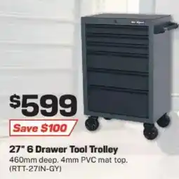 Repco 27" 6 Drawer Tool Trolley offer