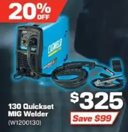Repco 130 Quickset MIG Welder offer