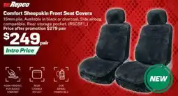 Repco Comfort Sheepskin Front Seat Covers offer