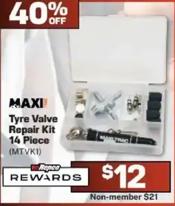 Repco Tyre Valve Repair Kit offer