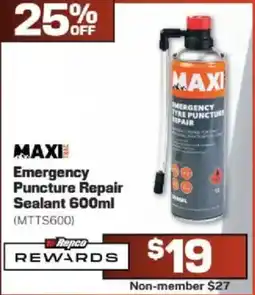 Repco Emergency Puncture Repair Sealant offer