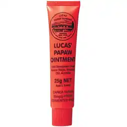 Woolworths Lucas' Papaw Lip Care Ointment offer