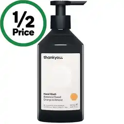 Woolworths Thankyou Hand Wash offer