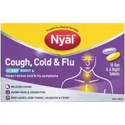 Woolworths Nyal Cough, Cold & Flu Day & Night Tablets offer