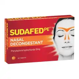 Woolworths Sudafed PE Nasal Decongestant Tablets offer