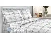 Lincraft Cambridge House Flannelette Sheet Set - DB offer