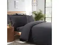Lincraft Cambridge House Super Soft Jersey Fitted Combo Set SB - Charcoal offer