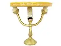 Disney Beauty and the Beast Lumiere Cake Stand