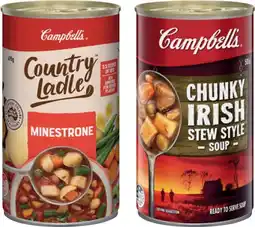 IGA Campbell’s Chunky Canned Soup 505g or Country Ladle Soup 495‑505g Selected Varieties offer