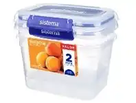 Sistema Klip it 2-Pack Rectangle 1.49-Litre