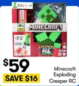 BIG W Minecraft Exploding Creeper RC offer
