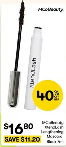 BIG W MCoBeauty XtendLash Lengthening Mascara Black offer