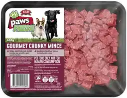 IGA Paws Fresh Dog Food Selected Varieties (Refrigerated Pet Food) offer