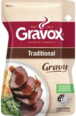IGA Gravox Liquid Gravy or Sauce 165g Selected Varieties offer